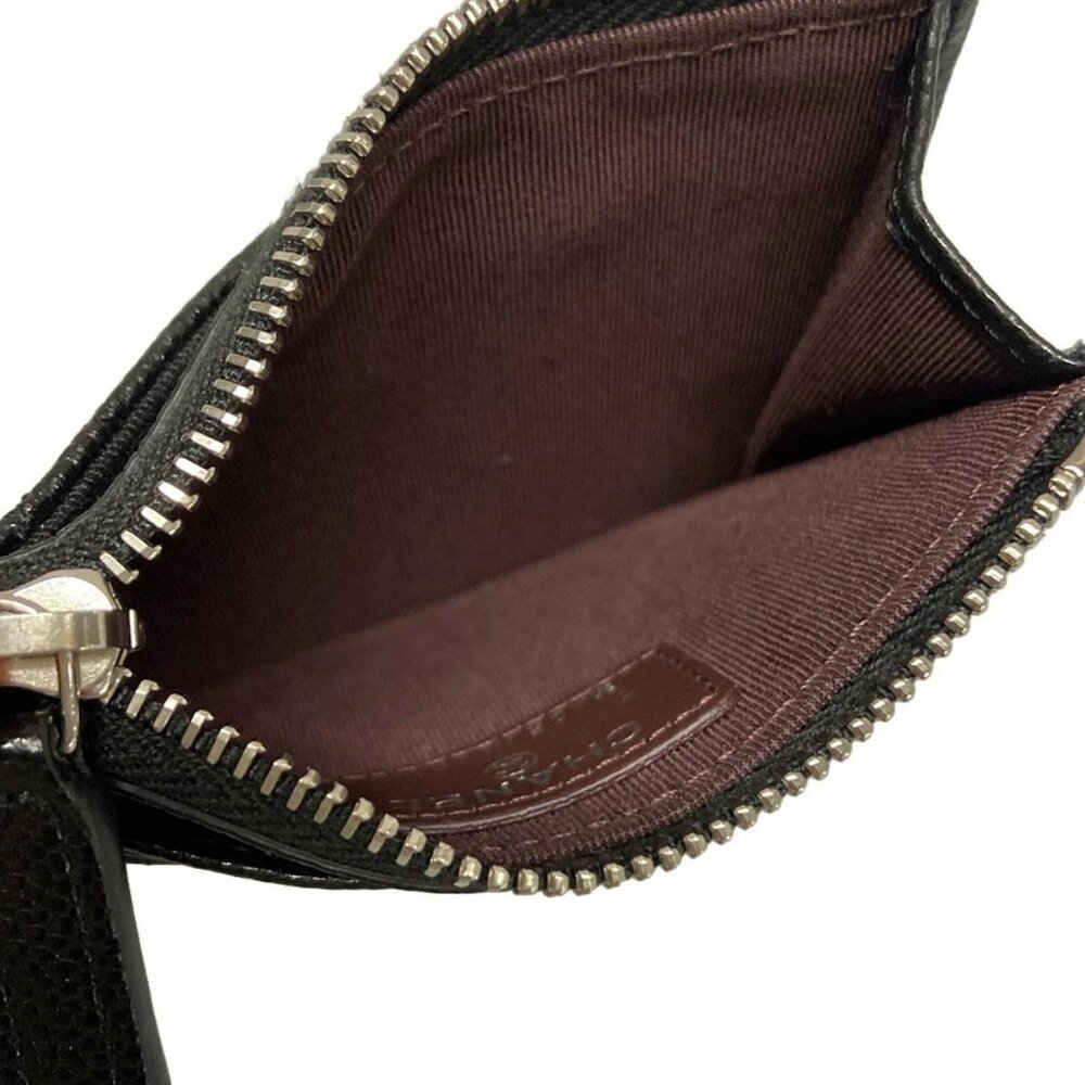 CHANEL Matelasse - Black Calfskin Coin Case - Picture 3 of 10